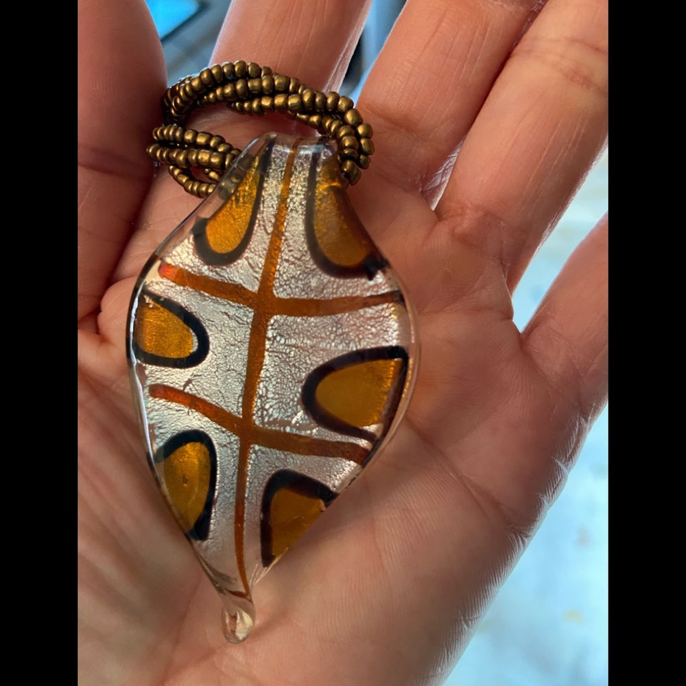 Glass necklaces